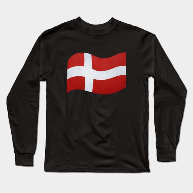 Flag of Denmark Long Sleeve T-Shirt by Purrfect